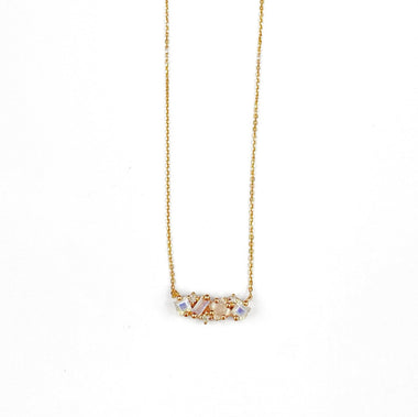 Moonstone Bar Necklace