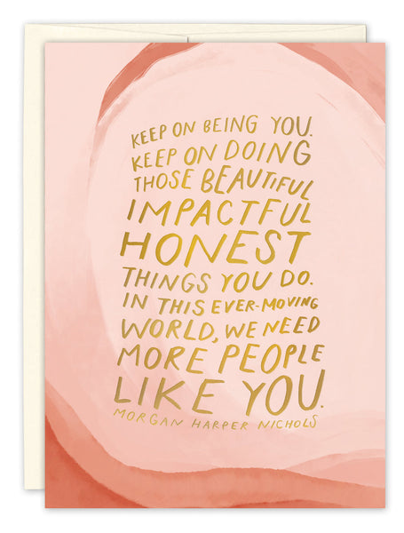 Keep On Being You