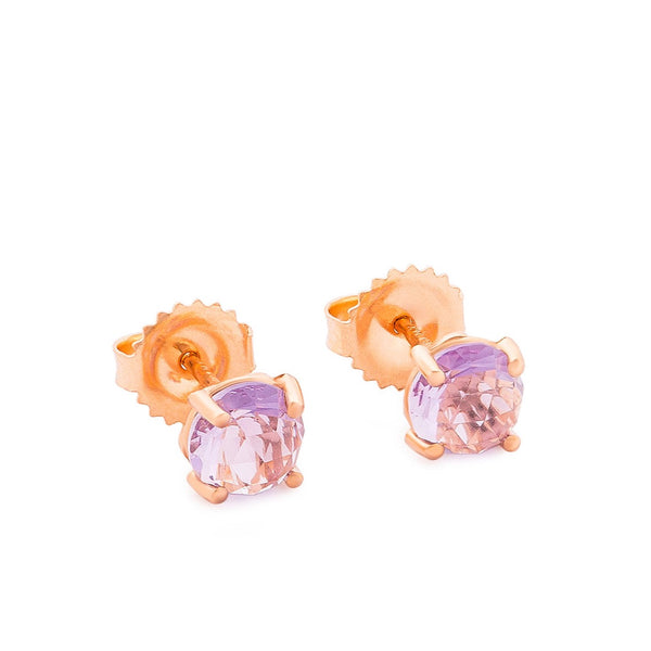 Rose de France Round Studs