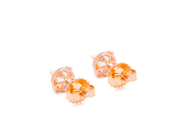 Rose de France Round Studs