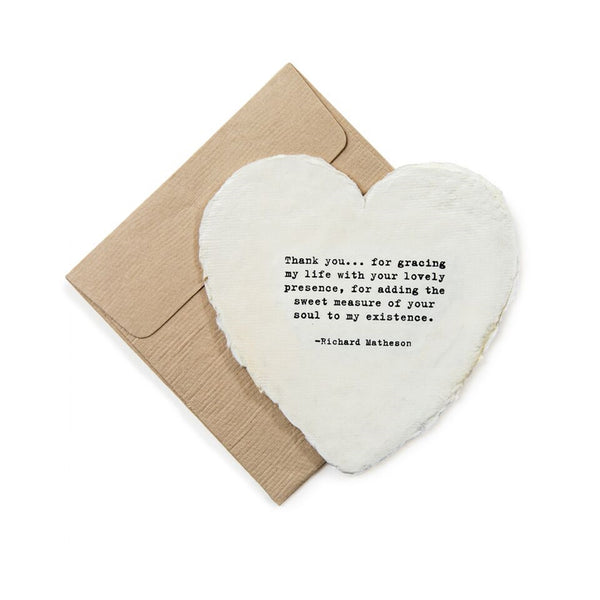 Deckled Heart Cards