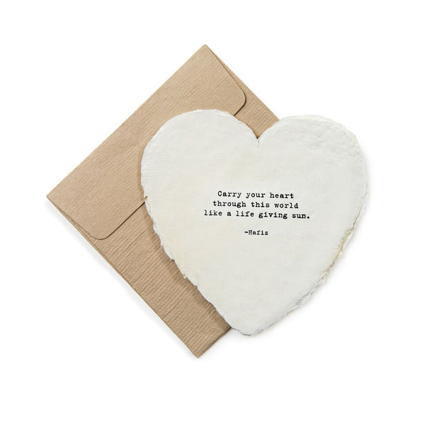 Deckled Heart Cards