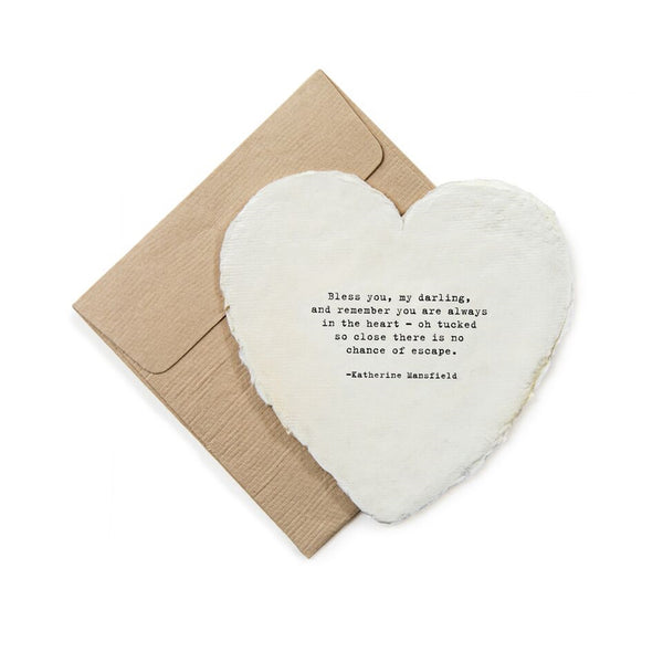Deckled Heart Cards