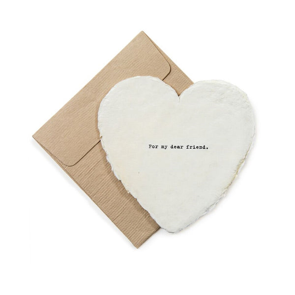 Deckled Heart Cards