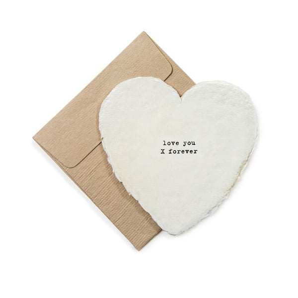 Deckled Heart Cards
