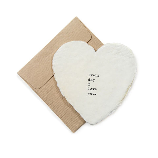 Deckled Heart Cards