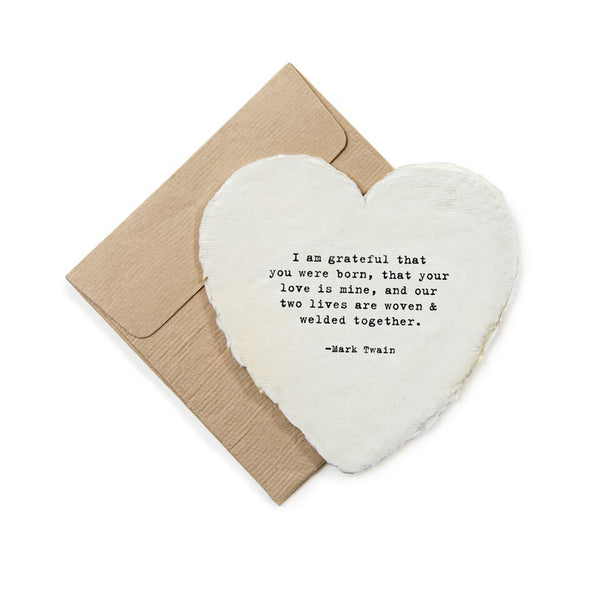 Deckled Heart Cards