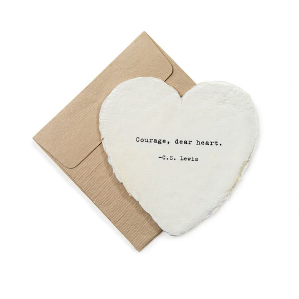 Deckled Heart Cards