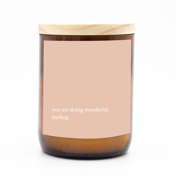 You're Doing Wonderful Candle