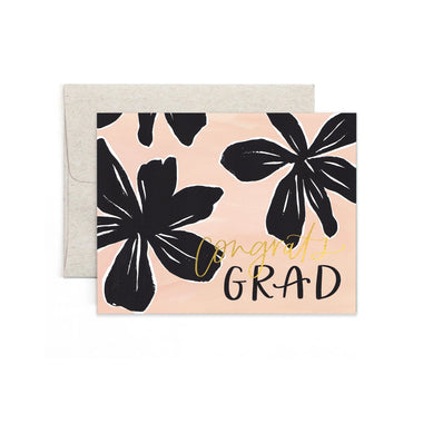 Black Floral Grad