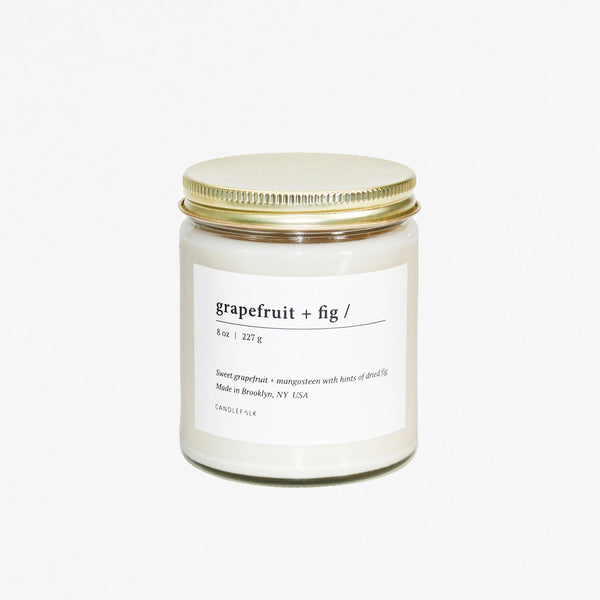Grapefruit + Fig Candle