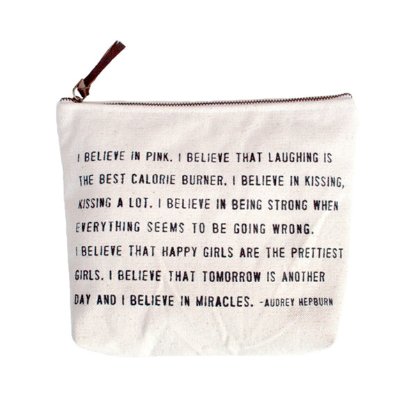 Sugarboo Canvas Zipper Pouches