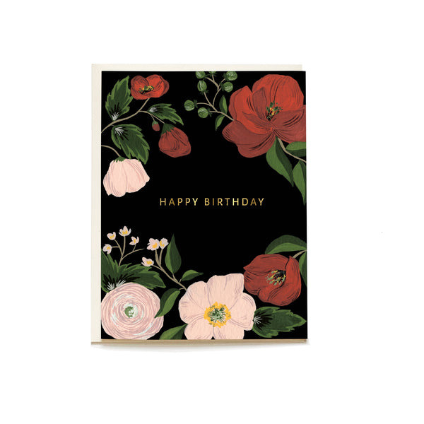 Midnight Floral Birthday