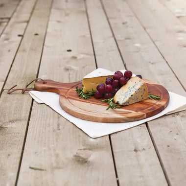 Acacia Wood Round Cheese Board