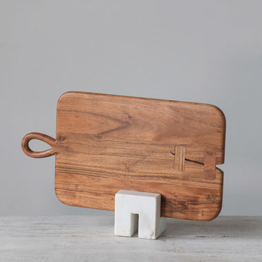 Acacia Wood Cheese + Cutting Board