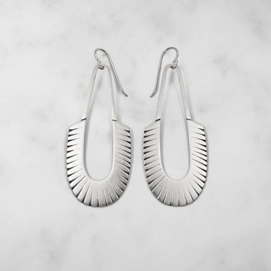Adele Earrings: Silver