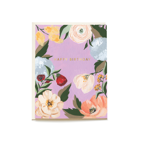 Lilac Floral Birthday