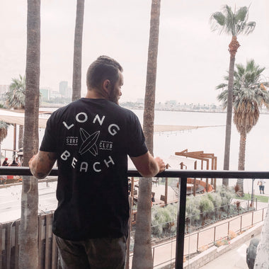 Long Beach Surf Club Men's Pocket Tee