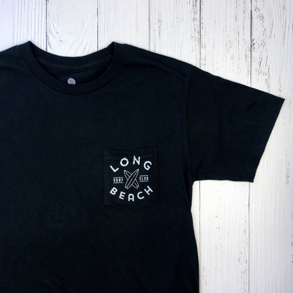 Long Beach Surf Club Men's Pocket Tee