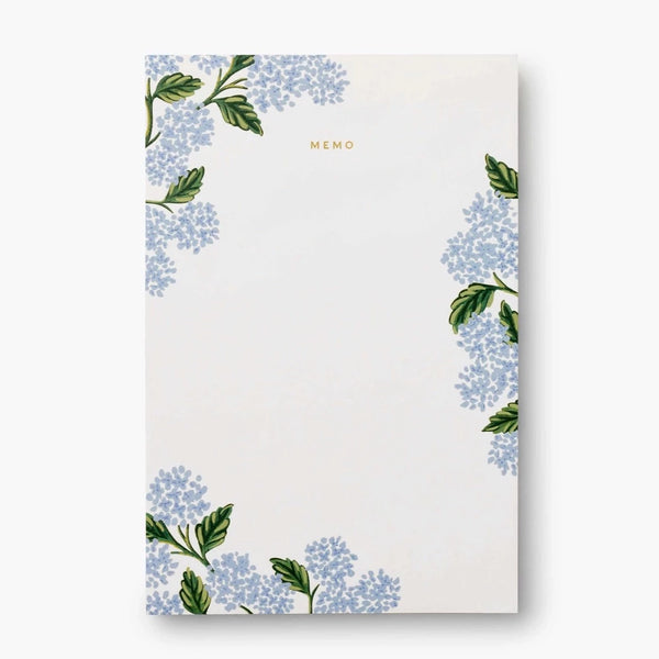 Hydrangea Memo Notepad