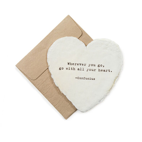 Deckled Heart Cards